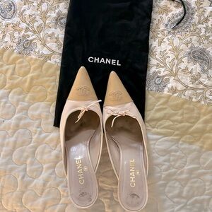 Authentic Chanel Mules